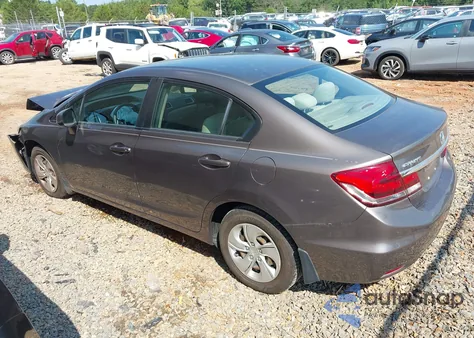 2013 Honda Civic Lx z USA, uszkodzony, nr VIN 2HGFB2F53DH596792